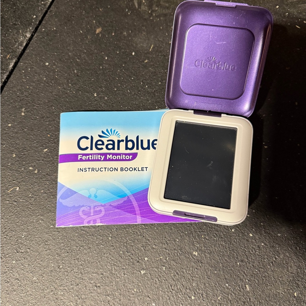 Purple and White Fertility Monitor